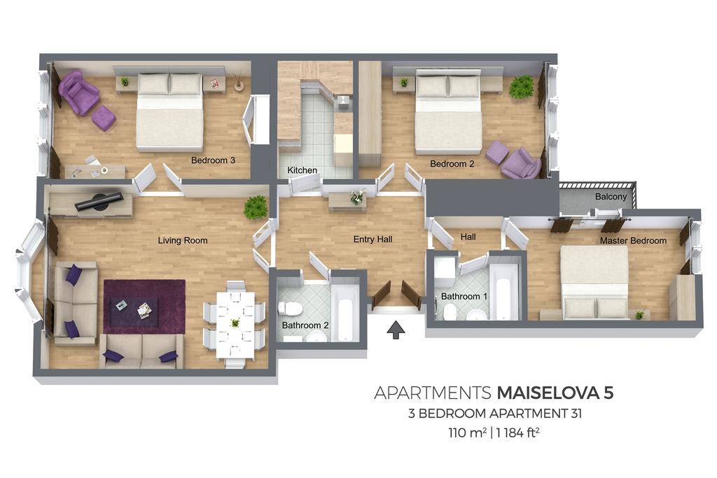 Apartament Maiselova 5 *